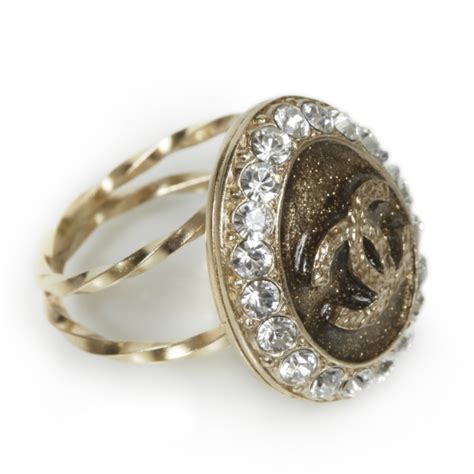 locket ring chanel|authentic Chanel rings.